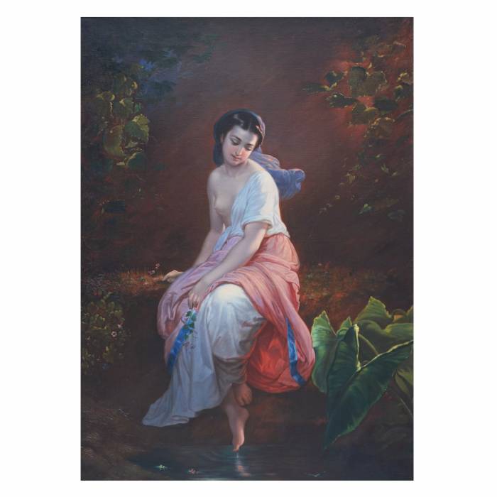 GIUSEPPE MAZZOLINI (1806–1876). VIRGINIA. ITALY, ROME, 1874