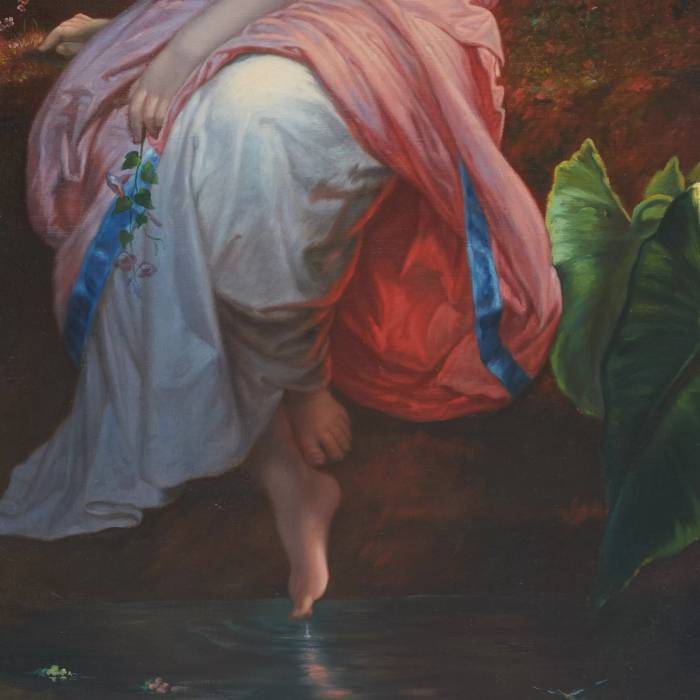 GIUSEPPE MAZZOLINI (1806–1876). VIRGINIA. ITALY, ROME, 1874