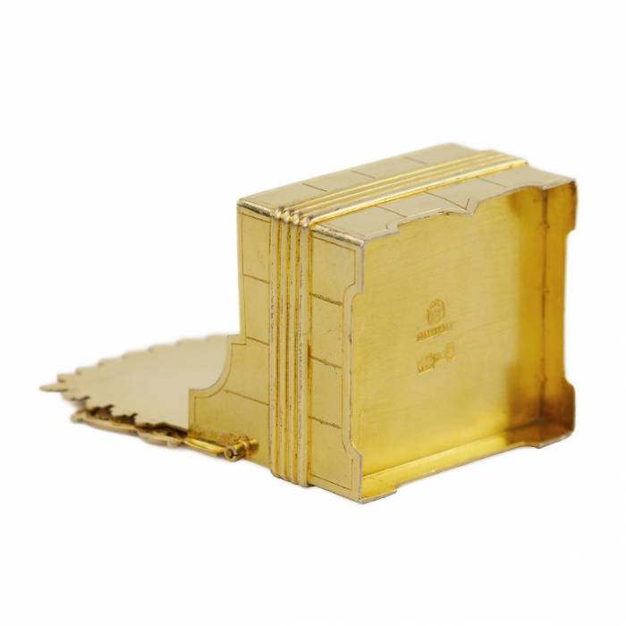 SILVER-GILT SALT THRONE, IVAN KHLEBNIKOV FIRM, MOSCOW, 1875