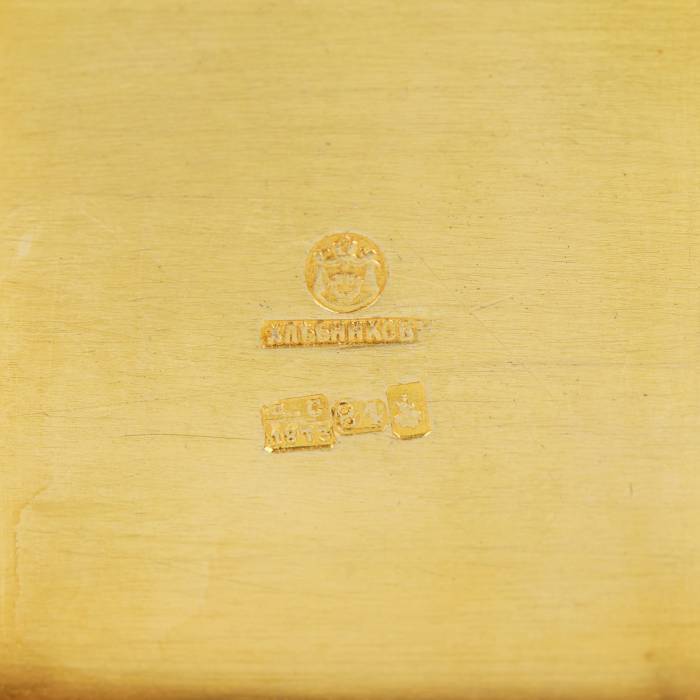 SILVER-GILT SALT THRONE, IVAN KHLEBNIKOV FIRM, MOSCOW, 1875