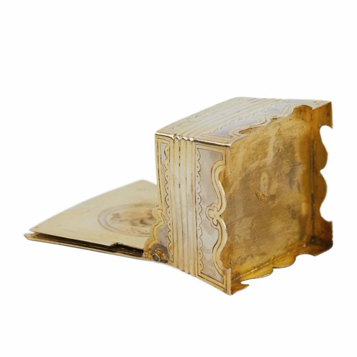 SILVER THRONE-SHAPED SALT CELLAR WITH THE PROVERB «WITHOUT SALT AND WITHOUT BREAD, HALF THE MEAL IS LOST» RUSSIA, MOSCOW, 1882