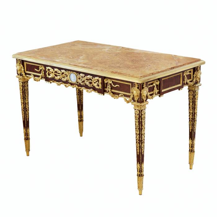 LOUIS XVI STYLE WRITING DESK. MODEL BY JOSEPH-EMMANUEL ZWIENER FRANCE, PARIS, LAST QUARTER OF THE 19TH CENTURY