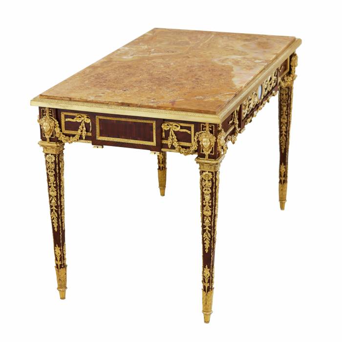 LOUIS XVI STYLE WRITING DESK. MODEL BY JOSEPH-EMMANUEL ZWIENER FRANCE, PARIS, LAST QUARTER OF THE 19TH CENTURY