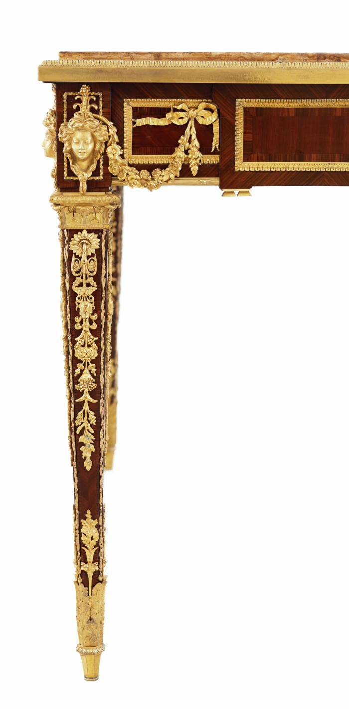 LOUIS XVI STYLE WRITING DESK. MODEL BY JOSEPH-EMMANUEL ZWIENER FRANCE, PARIS, LAST QUARTER OF THE 19TH CENTURY