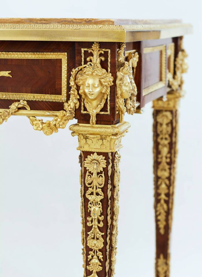 LOUIS XVI STYLE WRITING DESK. MODEL BY JOSEPH-EMMANUEL ZWIENER FRANCE, PARIS, LAST QUARTER OF THE 19TH CENTURY