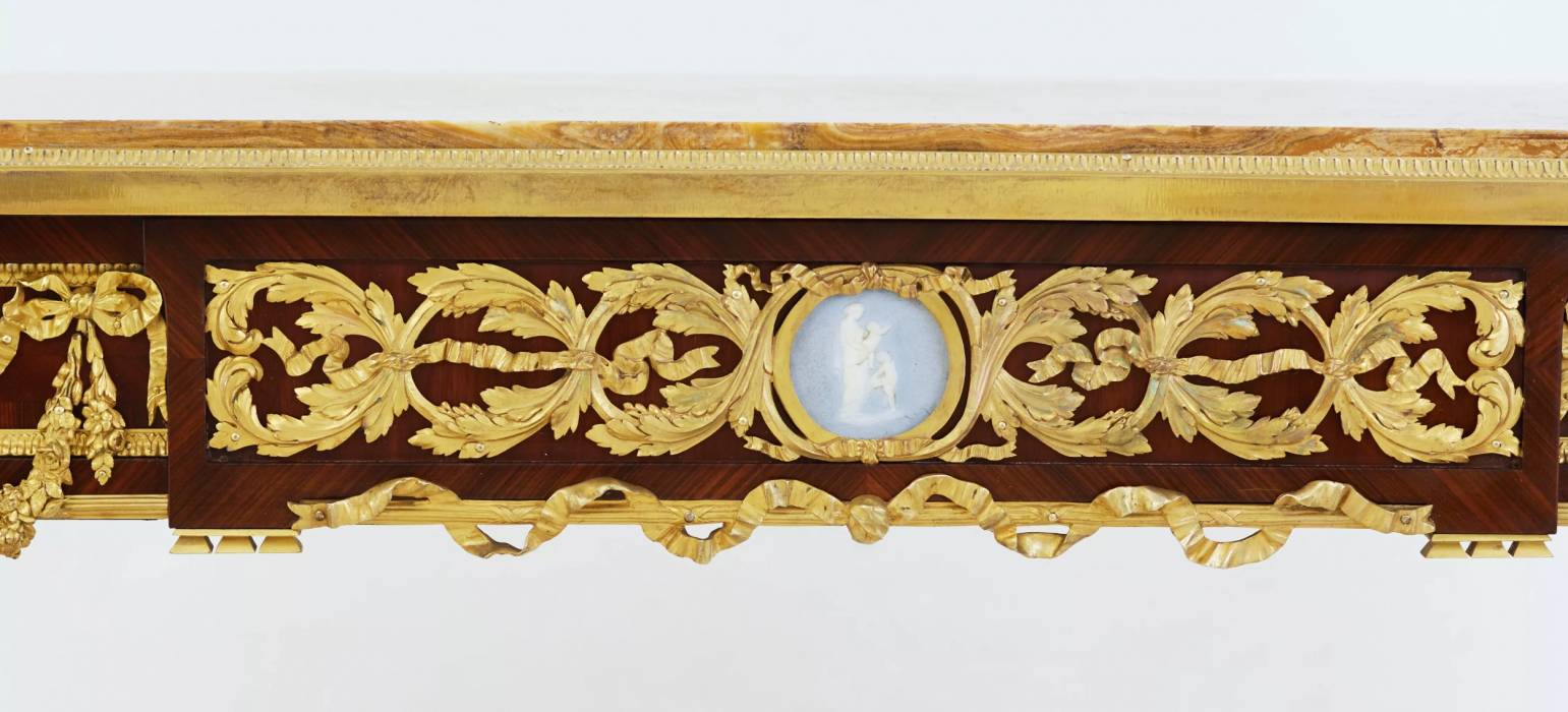 LOUIS XVI STYLE WRITING DESK. MODEL BY JOSEPH-EMMANUEL ZWIENER FRANCE, PARIS, LAST QUARTER OF THE 19TH CENTURY