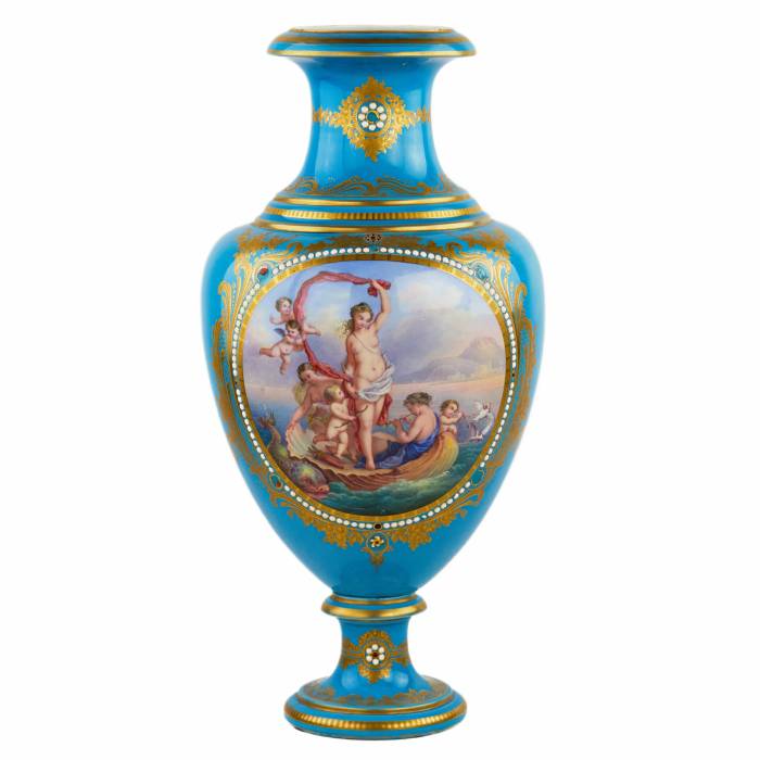LARGE PORCELAIN VASE “THE BIRTH OF VENUS” FRANCE, MANUFACTURE NATIONALE DE SÈVRES, SECOND HALF OF THE 19TH CENTURY