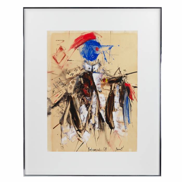 ABSTRACT COMPOSITION JACK. VLADIMIR NEMUKHIN. 1969