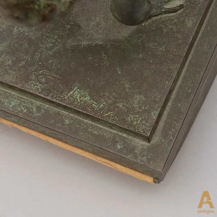 Письменный набор Арт Деко в бронзе