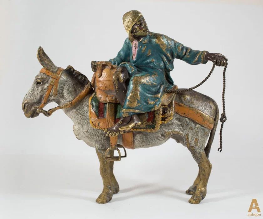 Genre scenes "Moor on a donkey"