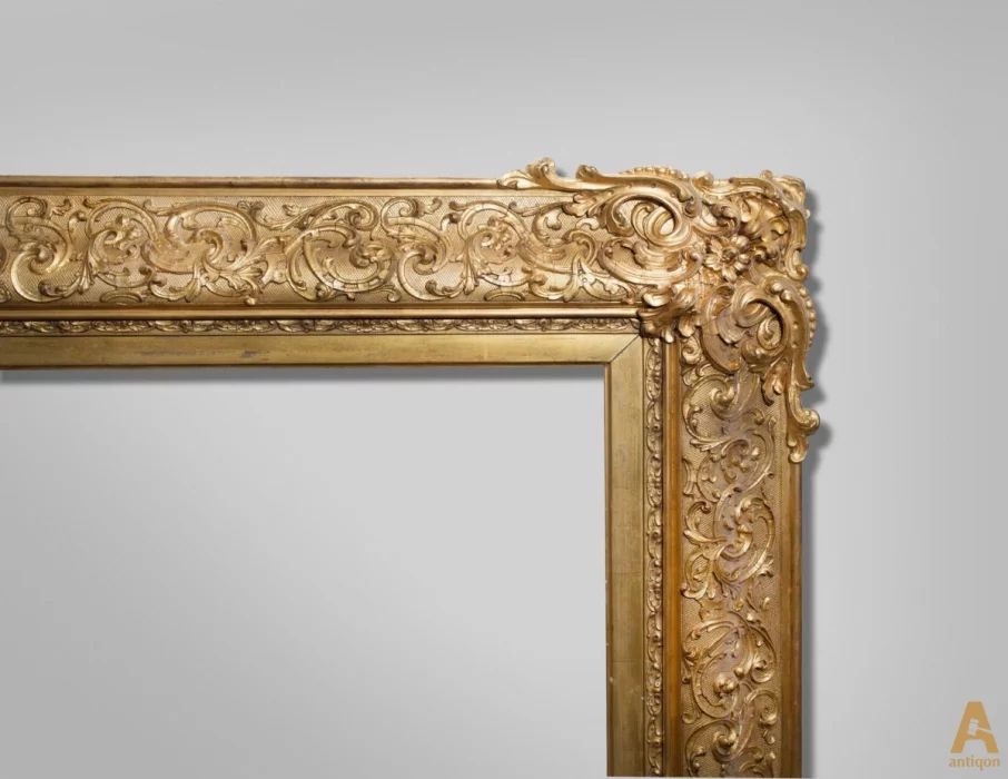 The frame of gilded wood