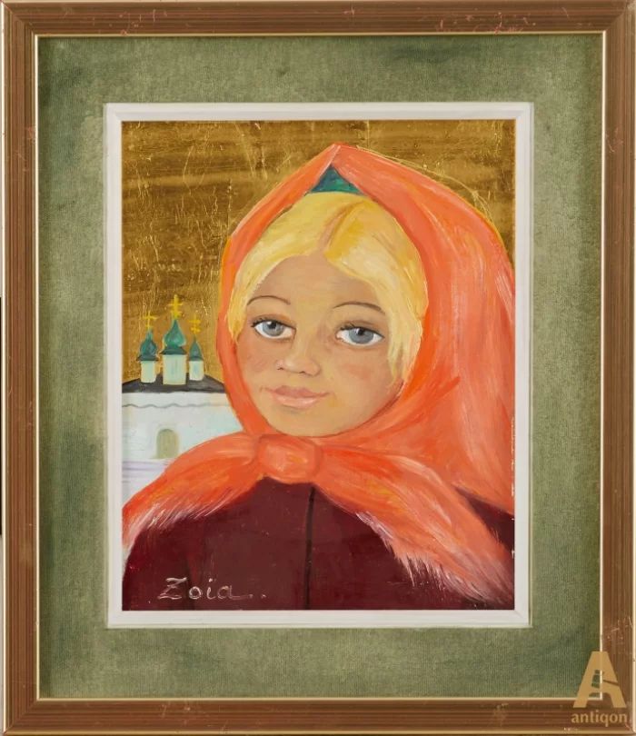 The painting "Russian girl"