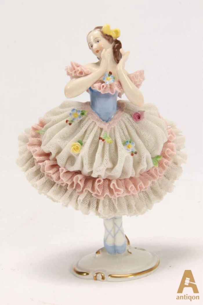 Four porcelain Ballerina