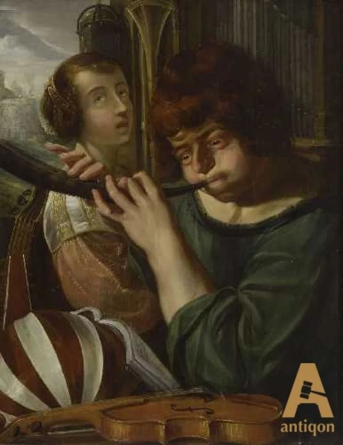 Allegorie de la douleur et de la joie, 17-18 siècles. 