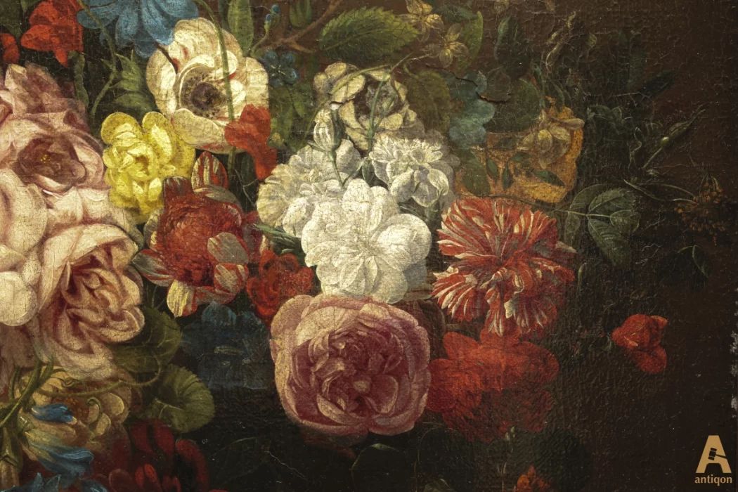 Klusā daba "Ziedi" Nicholas Van Verendael