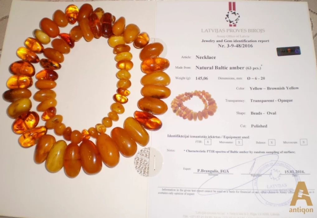 Amber necklace