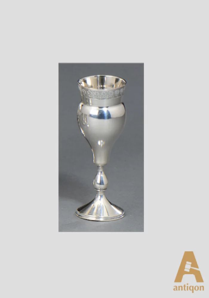 Silver glass. Russia. 