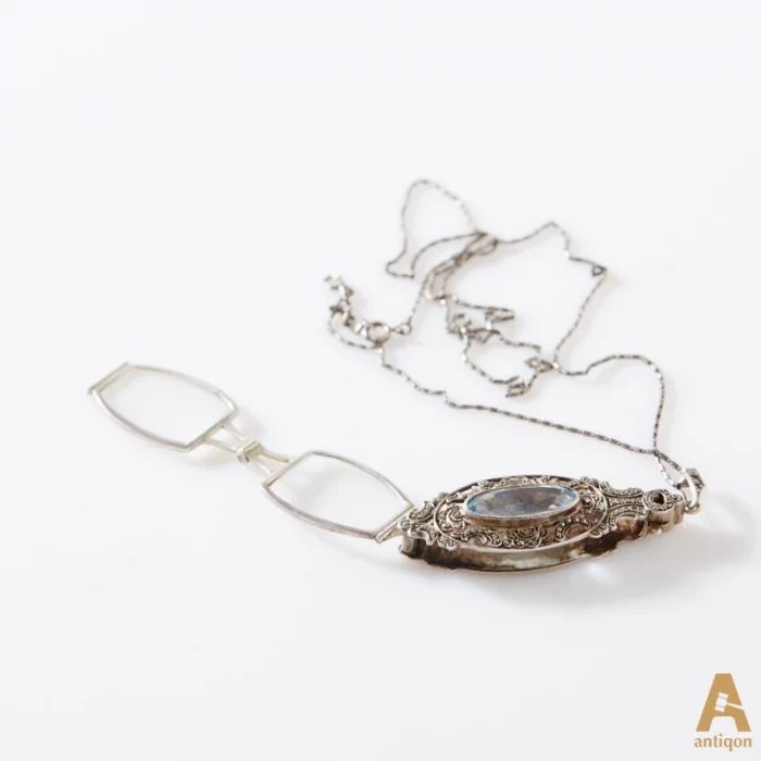 silver Lorgnette on a chain