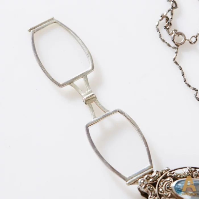 silver Lorgnette on a chain