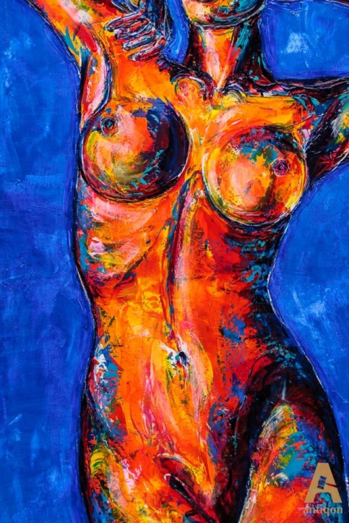 Glezna "Kaila modele" Antoni Adamski