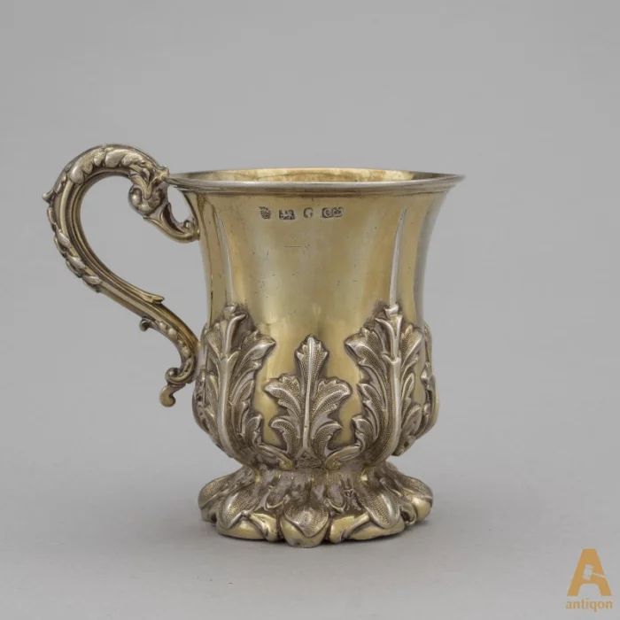 Silver tea cup. HENY WILKINSON