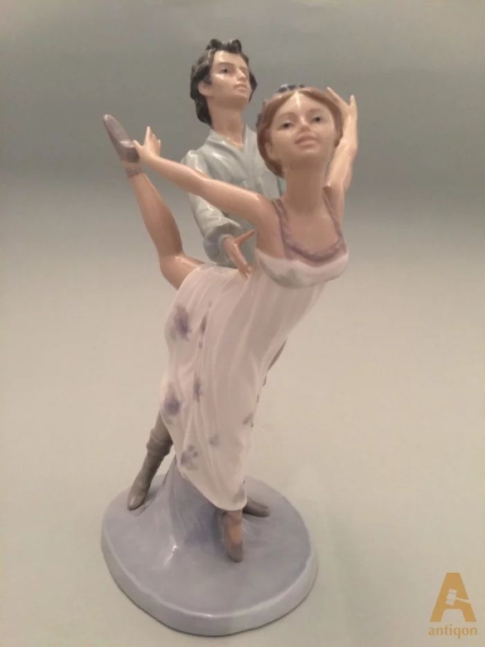 Figurine en porcelaine "Ballet Couple", Lladro