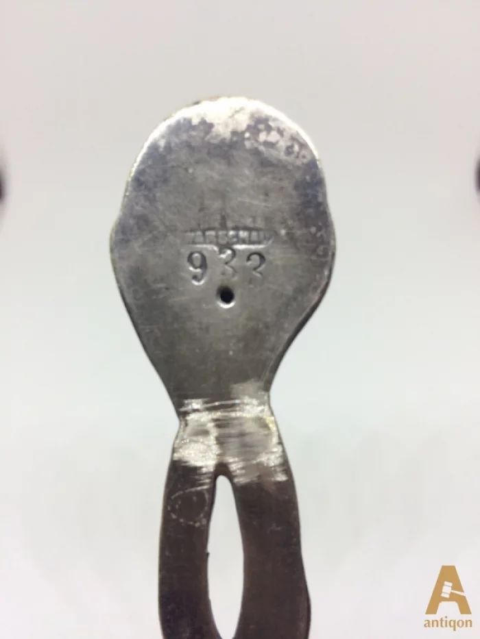 Silver slotted spoon. Warchawa