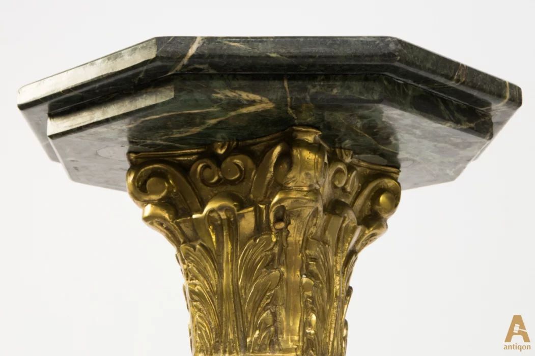 A pair of marble columns