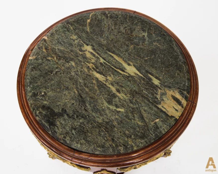 Coffee table with marble top