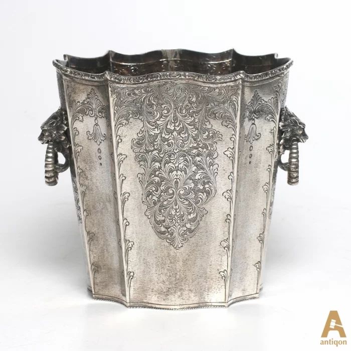 Silver wine cooler