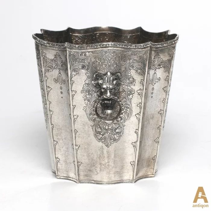 Silver wine cooler