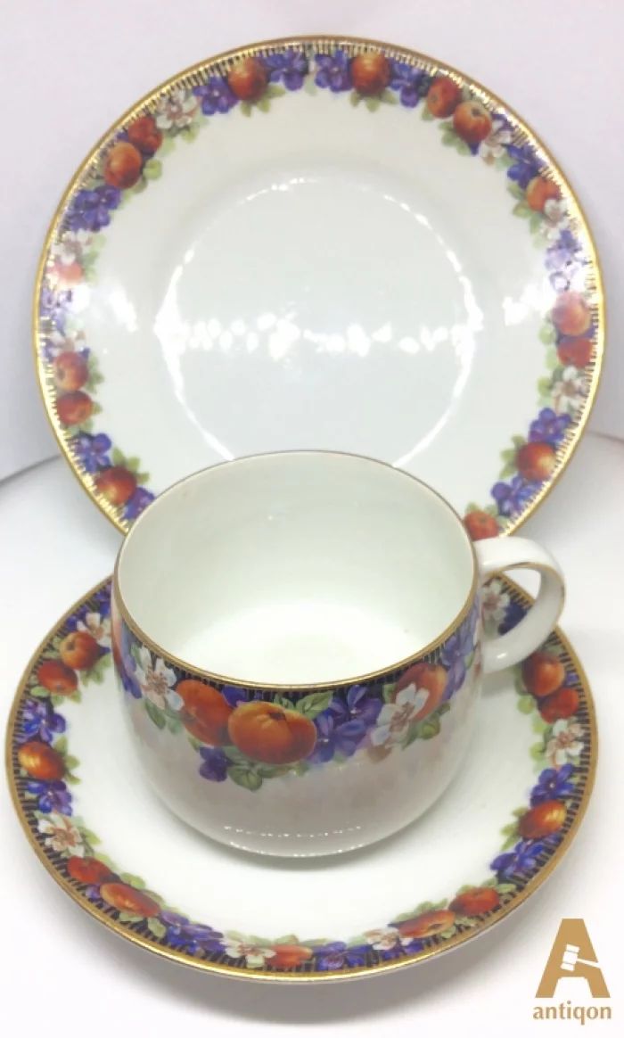 Tea cup with a saucers. Kuznetsov