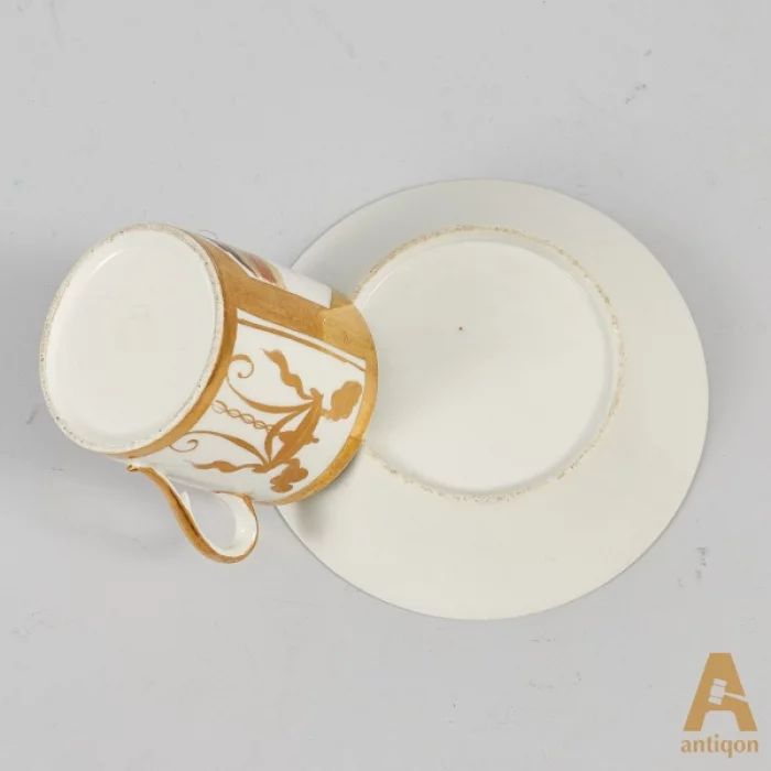 Porcelain coffee pair
