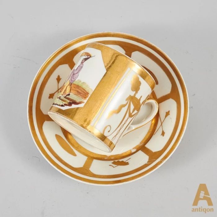 Porcelāna kafijas pāris