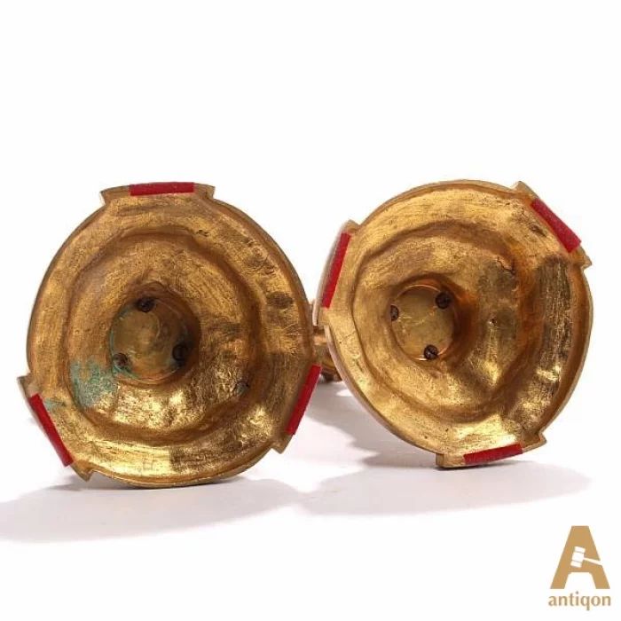 A pair of candlesticks, Napoleon III