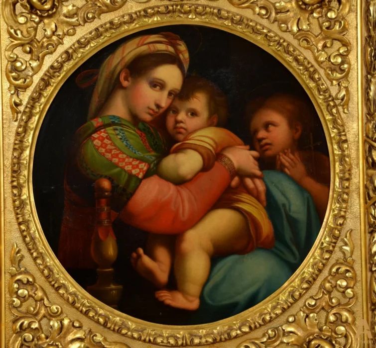 "Madonna and Child with Saint John the Baptist"