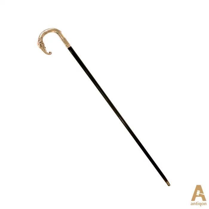 Walking stick with silver handle. Latvia