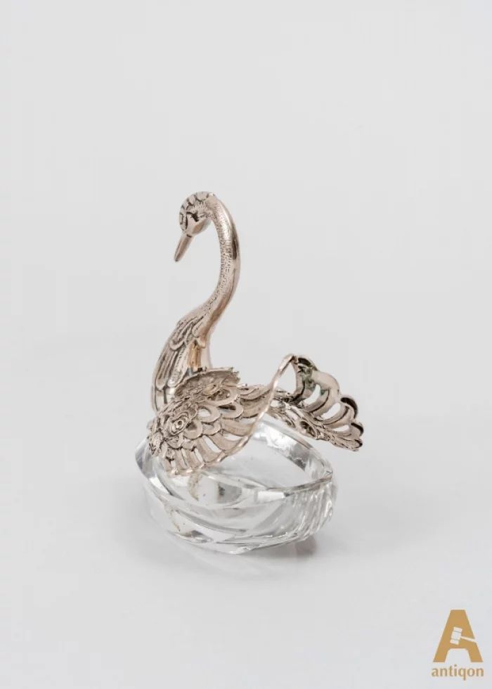 A pair of salt cellars "Swans"