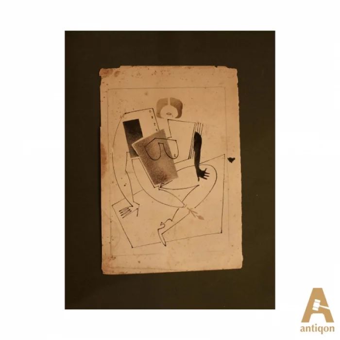 A drawing from the series "Woman"