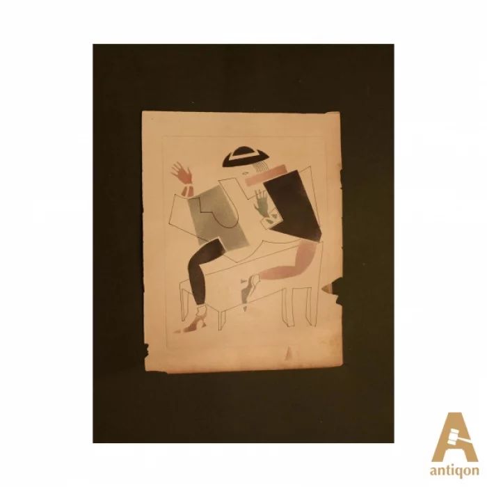 A drawing from the series "Woman"