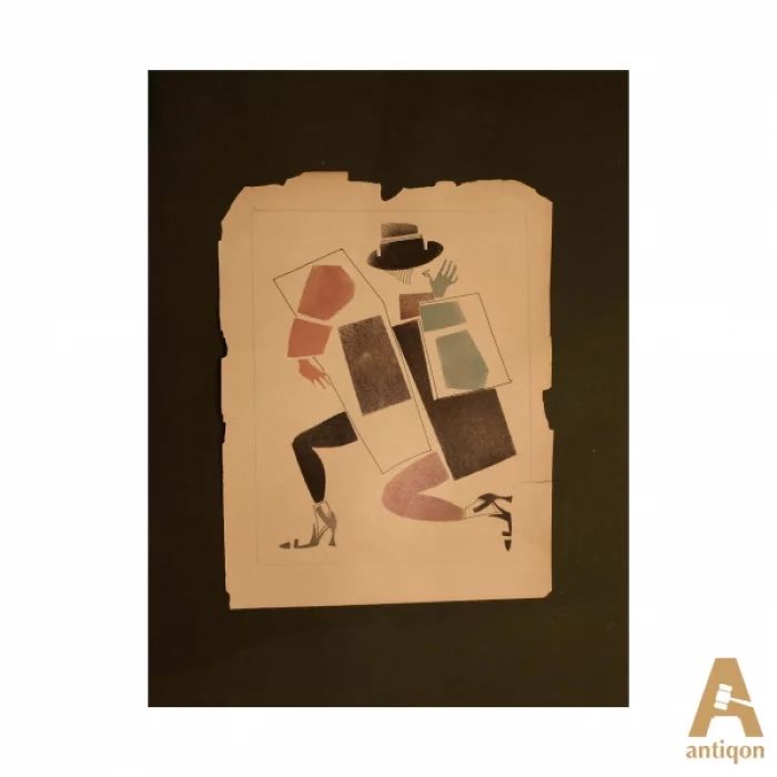 A drawing from the series "Woman"