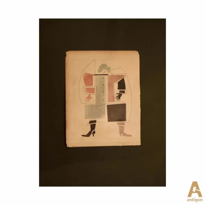 A drawing from the series "Woman"