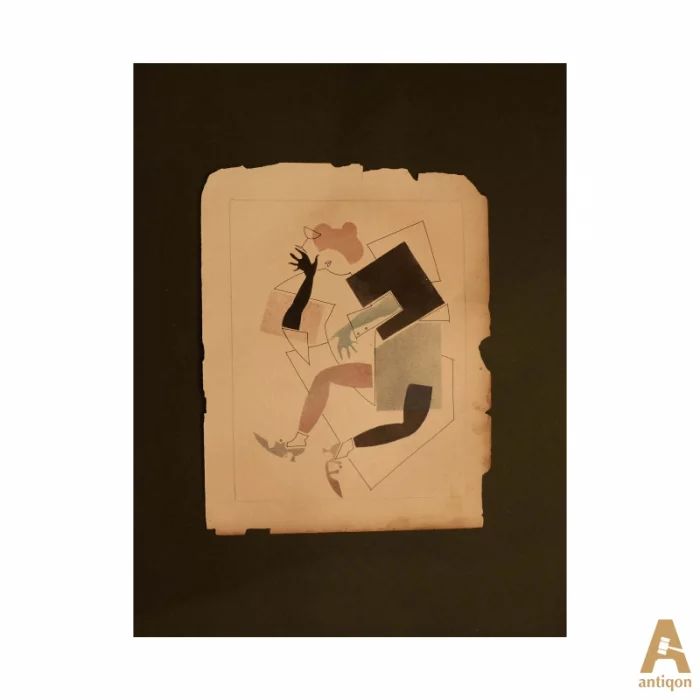 A drawing from the series "Woman"