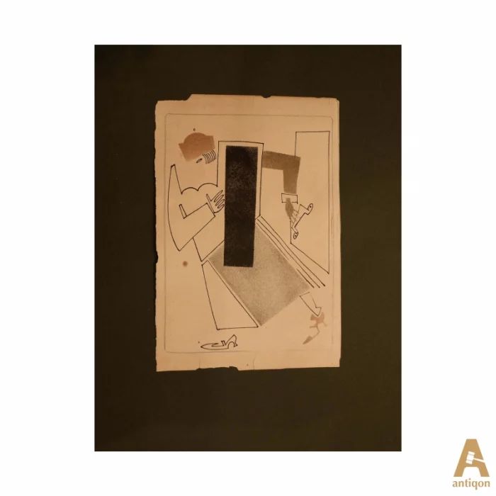 A drawing from the series "Woman"