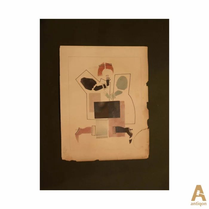 A drawing from the series "Woman"