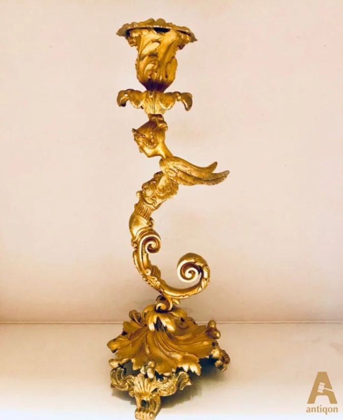 Bronze candlesticks