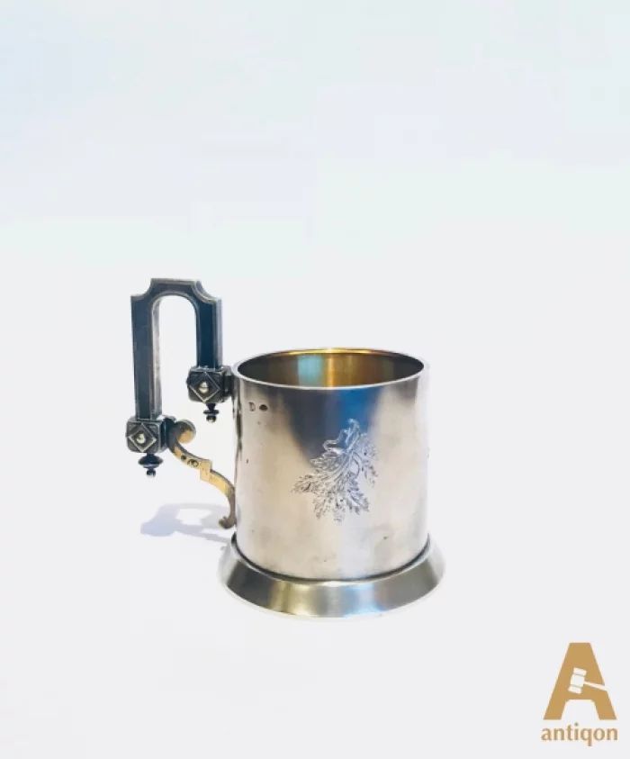 Серебряный подстаканник. Царская Россия