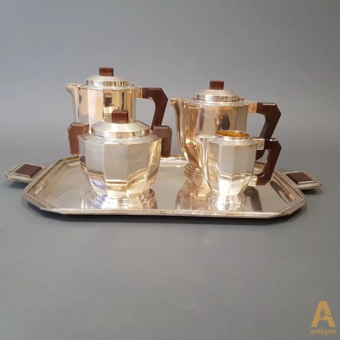 Tea coffe silvered service