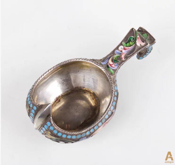 Russian silver Kovsh 