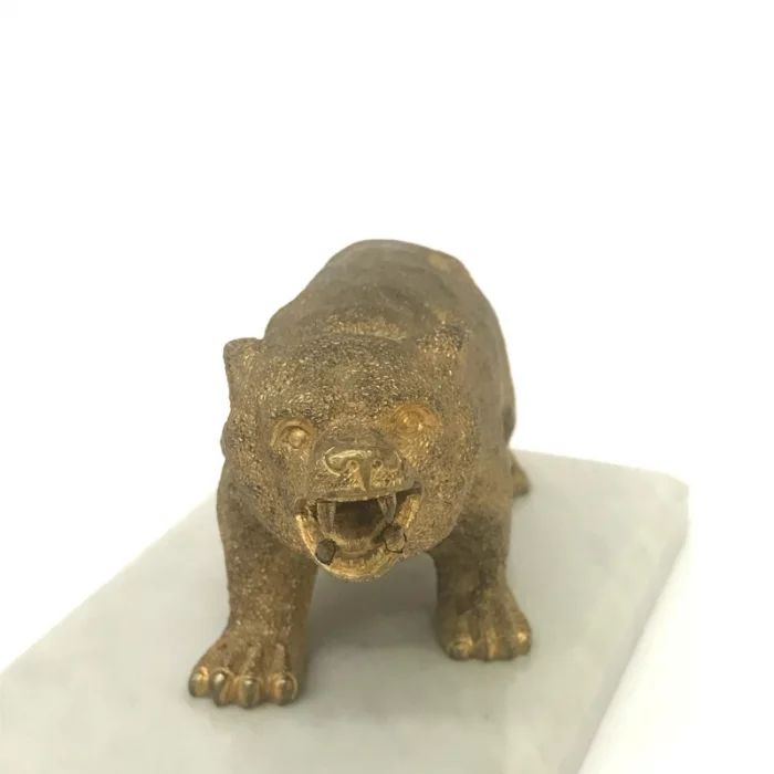 Bronze figure "Bear". Royal Russia